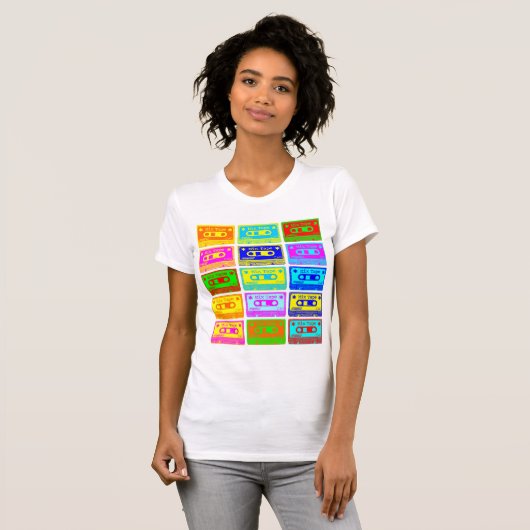 Psychedelisches Mix-Tape T-Shirt (Vorne ganz)