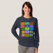 Psychedelisches Mix-Tape T-Shirt (Vorne ganz)