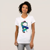 Psychedelisches Modell T-Shirt (Vorne ganz)