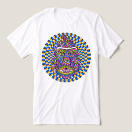 Psychedelisches Mushroom Swirl Unisex T-Shirt Tri-Blend Shirt