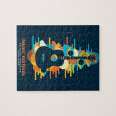 Psychedelisches Musikkonzert Puzzle (Horizontal)