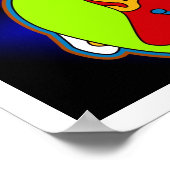 Psychedelisches Musikposter AUS 8.99 Poster (Ecke)