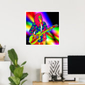 Psychedelisches Musikposter AUS 8.99 Poster (Heimbüro)