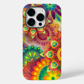 Psychedelisches Muster Case-Mate iPhone Hülle (Rückseite)