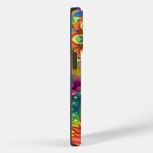 Psychedelisches Muster Case-Mate iPhone Hülle (Rückseite / Rechts)