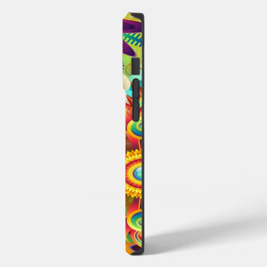Psychedelisches Muster Case-Mate iPhone Hülle (Rückseite / Links)