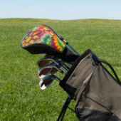 Psychedelisches Muster Golf Headcover (In SItu)