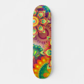 Psychedelisches Muster Skateboard (Vorne)
