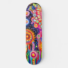 Psychedelisches Muster Skateboard