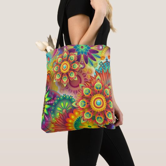 Psychedelisches Muster Tasche (Von Nahem)