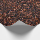 Psychedelisches Mustermuster Papier Geschenkpapier (Ecke)