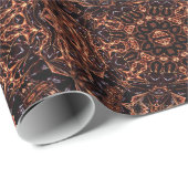 Psychedelisches Mustermuster Papier Geschenkpapier (Rolleneckpunkt)