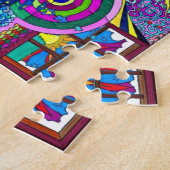 Psychedelisches Myndlspyll gießen Grafikdesign Puzzle (Seite)