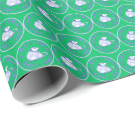 Psychedelisches Opossum Geschenkpapier