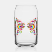 Psychedelisches Osterei-Design Kinder Bio-T-Shirt Dosenglas (Rechts)