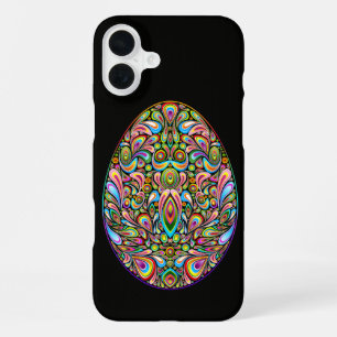 Psychedelisches Osterei-Design Kinder Bio-T-Shirt iPhone 16 Plus Hülle