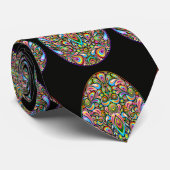 Psychedelisches Osterei-Design Kinder Bio-T-Shirt Krawatte (Gerollt)