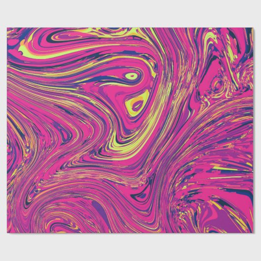 Psychedelisches Packpapier (Flach)