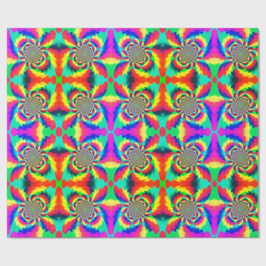 PSYCHEDELISCHES Packpapier (Flach)