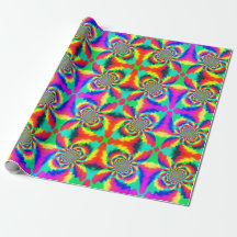PSYCHEDELISCHES Packpapier