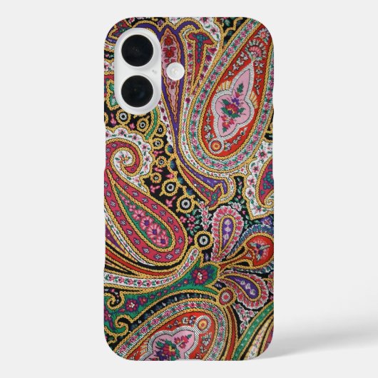 Psychedelisches Paisley-Muster Case-Mate iPhone Hülle (Rückseite)
