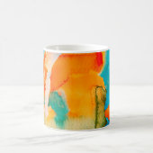 Psychedelisches Papier. Classic Blue und Lush Lava Kaffeetasse (Mittel)