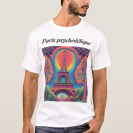 Psychedelisches Paris-T-Shirt T-Shirt