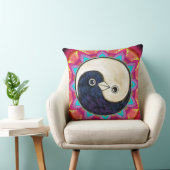 Psychedelisches Polster mit YinYang Peace Doves (Stuhl )