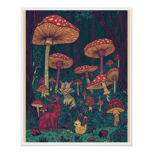 Psychedelisches Poster (Vorderseite)
