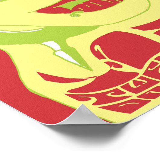 Psychedelisches Poster (Ecke)