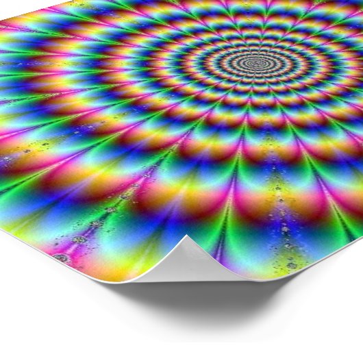 Psychedelisches Poster (Ecke)