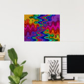 Psychedelisches Poster (Heimbüro)