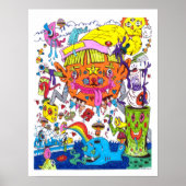 Psychedelisches Poster #1 (Vorne)