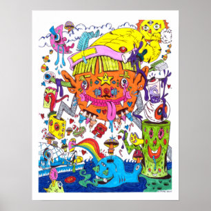 Psychedelisches Poster #1