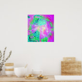 Psychedelisches Poster groß (18,4" x 19") (Küche)