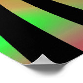 Psychedelisches Poster: Mehrfarbenspirale Poster (Ecke)