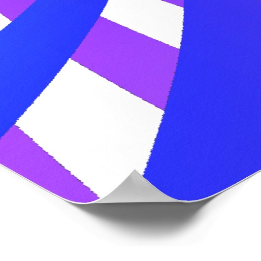 Psychedelisches Poster: Regenbogenspirale Poster (Ecke)