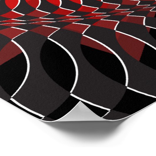 Psychedelisches Poster: Vertigo Abstrakt: Explosio Poster (Ecke)