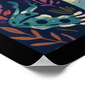 Psychedelisches Posterprint Poster (Ecke)