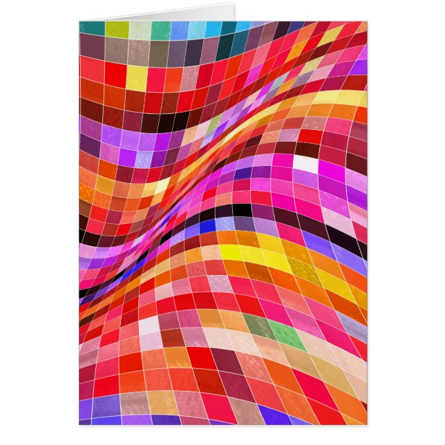 Psychedelisches Quadratmuster (Vorne)