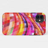 Psychedelisches Quadratmuster Case-Mate iPhone Hülle (Rückseite (Horizontal))