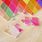 Psychedelisches Quadratmuster Puzzle (Seite)