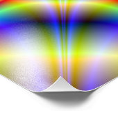 Psychedelisches Rad Fotodruck (Ecke)