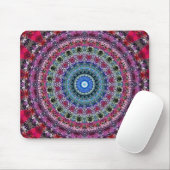 Psychedelisches Radialmuster: Mousepad (Mit Mouse)