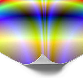 Psychedelisches Radposter Poster (Ecke)