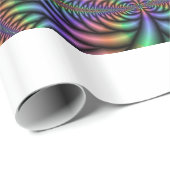 Psychedelisches Rainbow Pflanze Wrapping Paper Geschenkpapier (Rolleneckpunkt)
