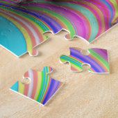 Psychedelisches Rainbow Unicorn Funky Nautilus Fra Puzzle (Seite)