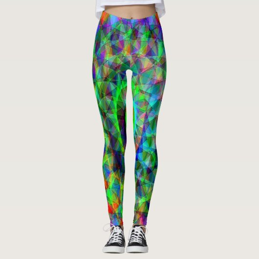 Psychedelisches Raumschiff......... Leggings (Vorderseite)