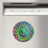 Psychedelisches Raumschiff....... Magnet (In Situ (Geschirrspüler))