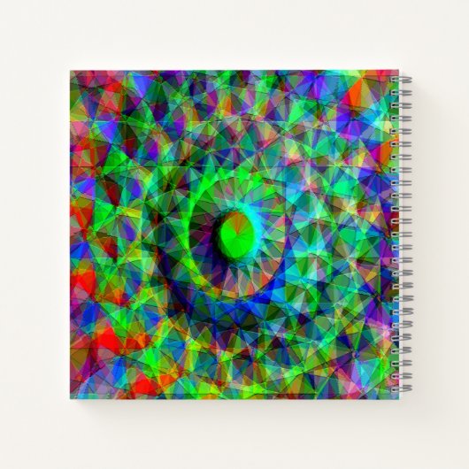 Psychedelisches Raumschiff...... Notizblock (Rückseite)